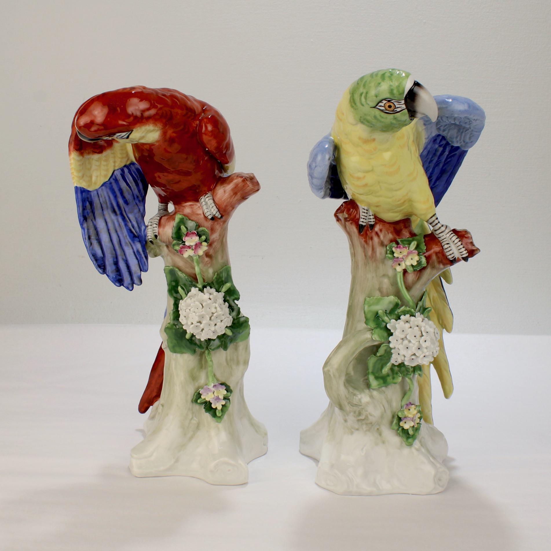 vintage parrot figurines