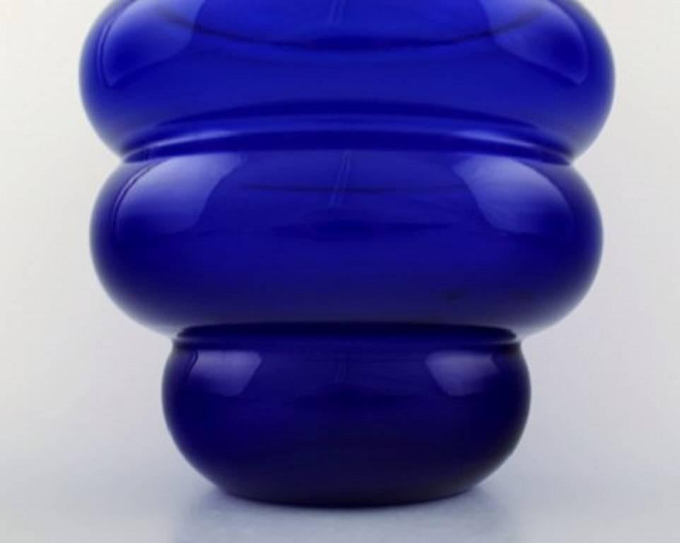Pair of Large Swedish Art Glass Vases, Modern Swedish Design, 1950s-1960s In Good Condition In København, Copenhagen