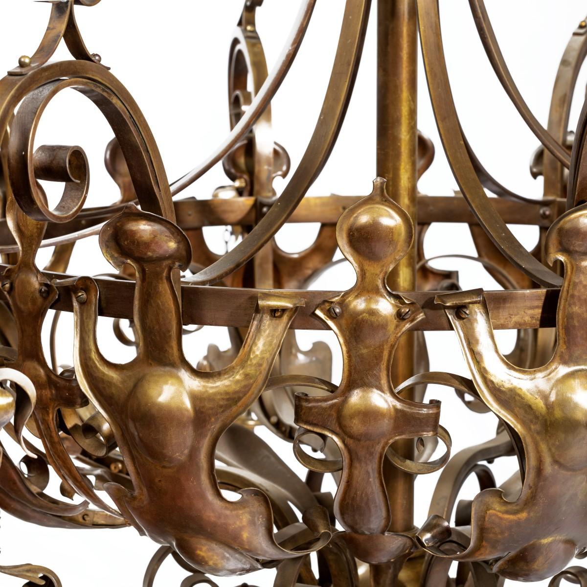 large victorian chandelier