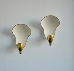 A pair of large wall lamps by Carl-Axel Acking