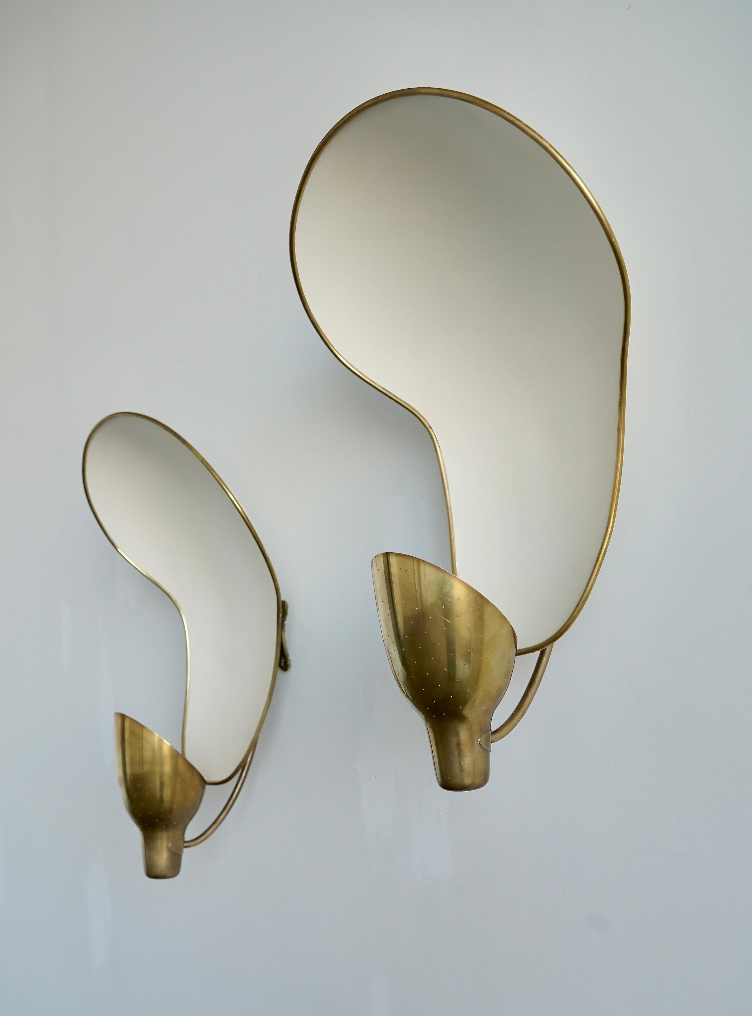 Un par de grandes apliques de Carl-Axel Acking en Bueno estado para la venta en Long Island City, NY