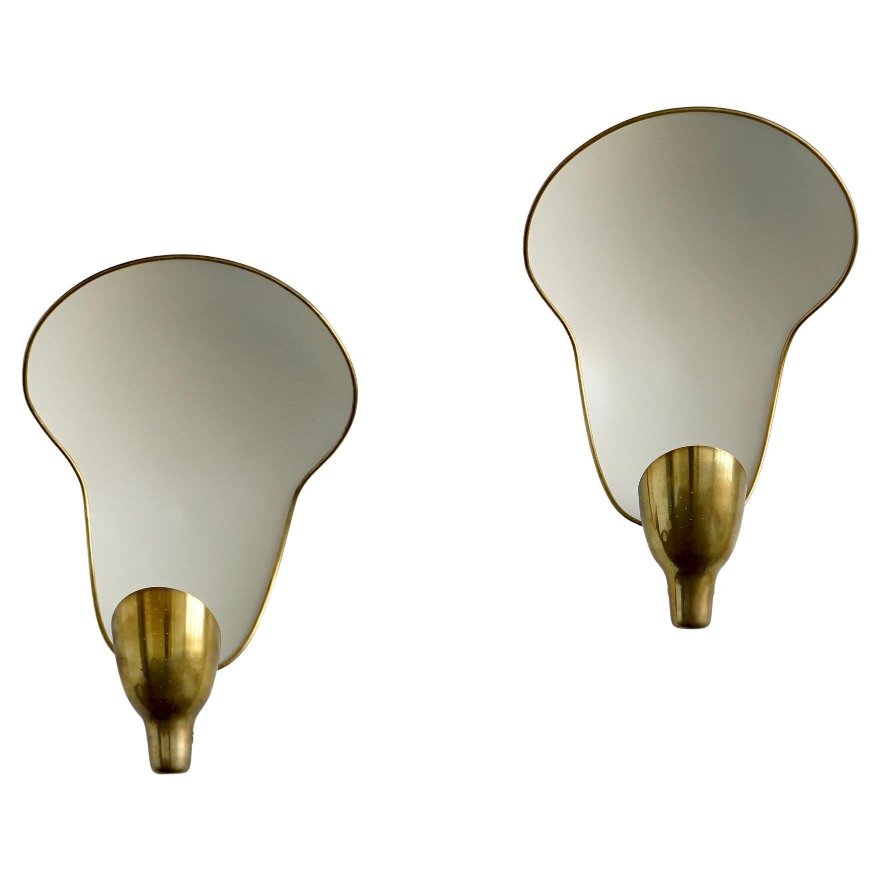 Paire de grandes appliques de Carl-Axel Acking