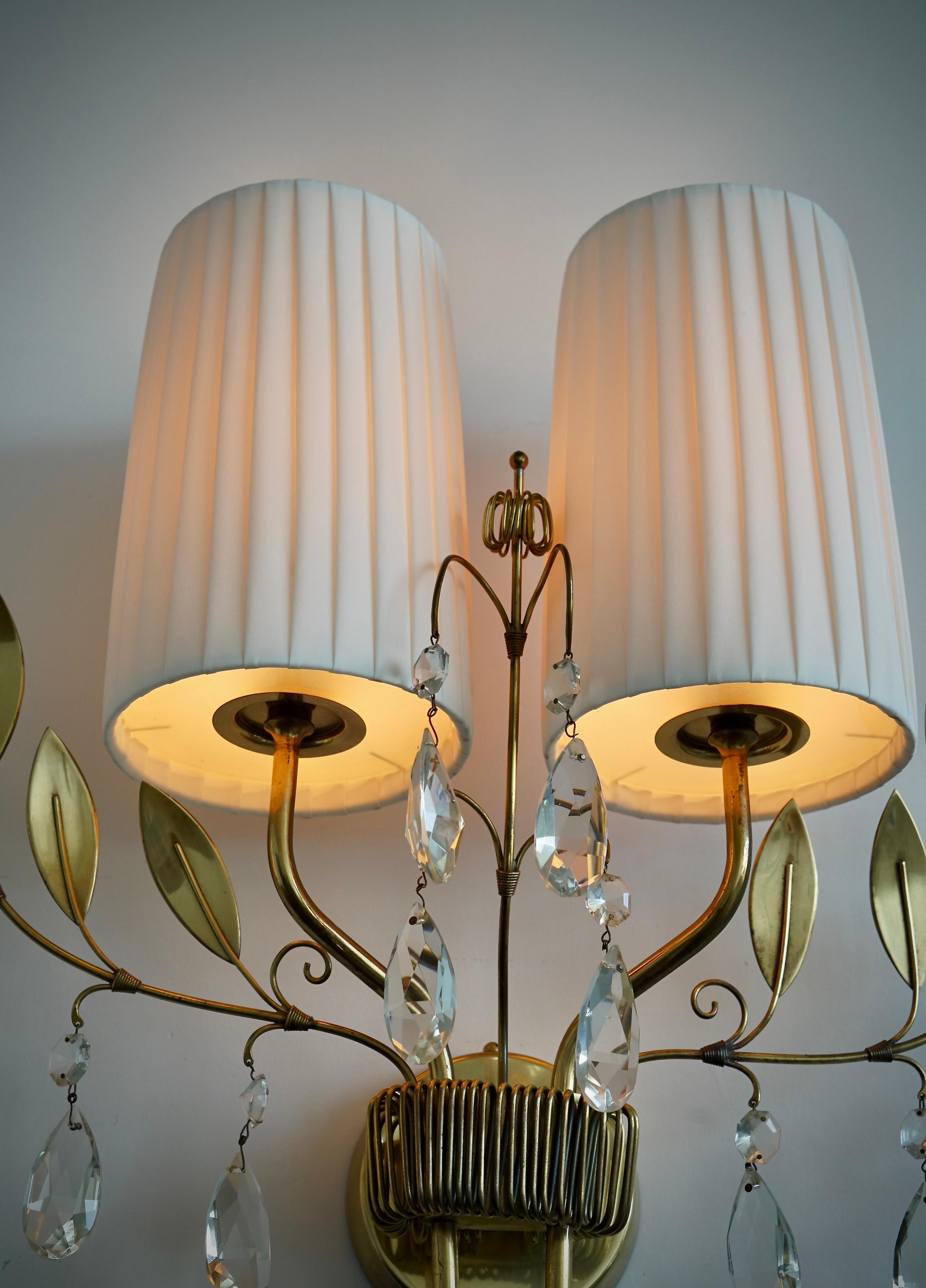 Paire de grandes Lights par Paavo Tynell pour Taito Oy Modèle 9473 en vente 3