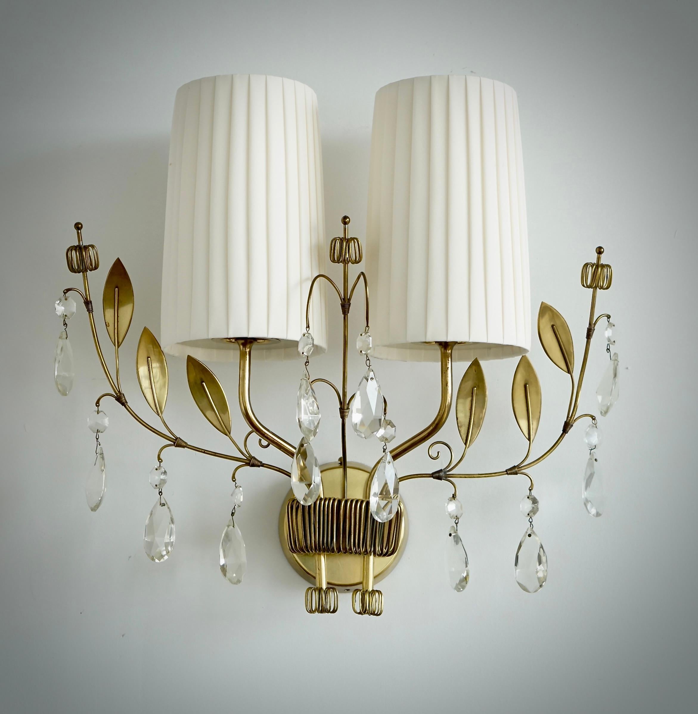 Scandinave moderne Paire de grandes Lights par Paavo Tynell pour Taito Oy Modèle 9473 en vente