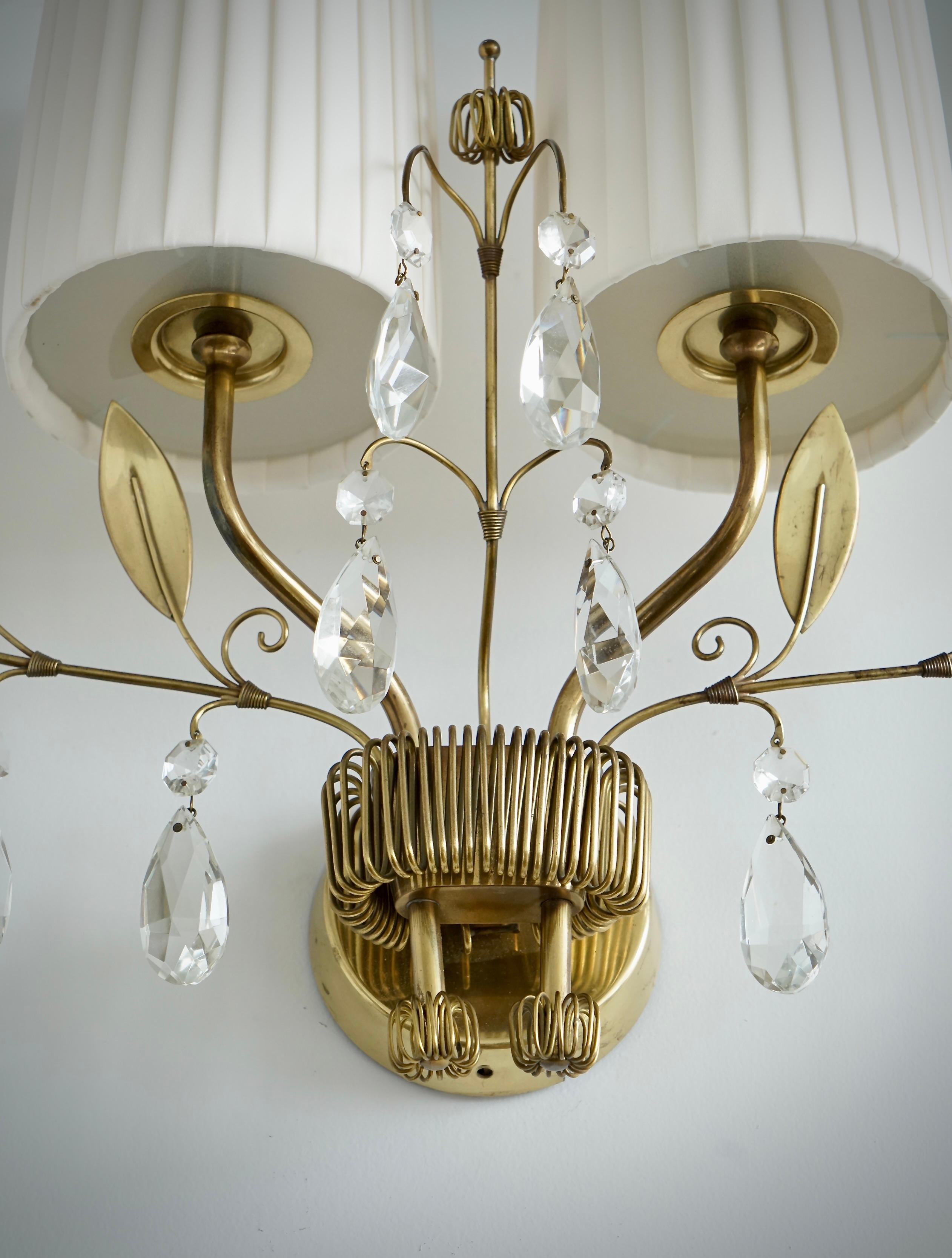 Paire de grandes Lights par Paavo Tynell pour Taito Oy Modèle 9473 Bon état - En vente à Long Island City, NY