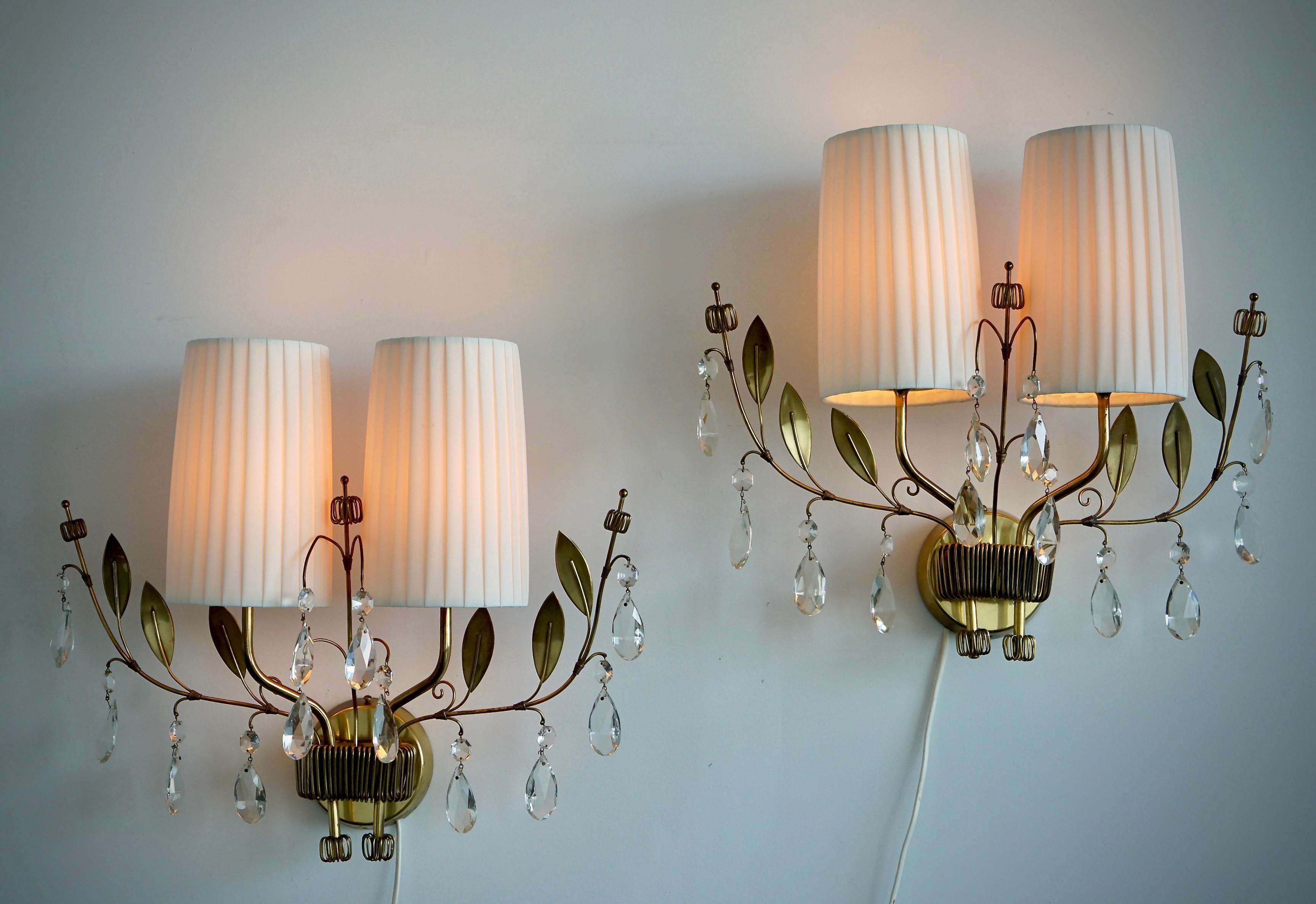 Paire de grandes Lights par Paavo Tynell pour Taito Oy Modèle 9473 en vente 2