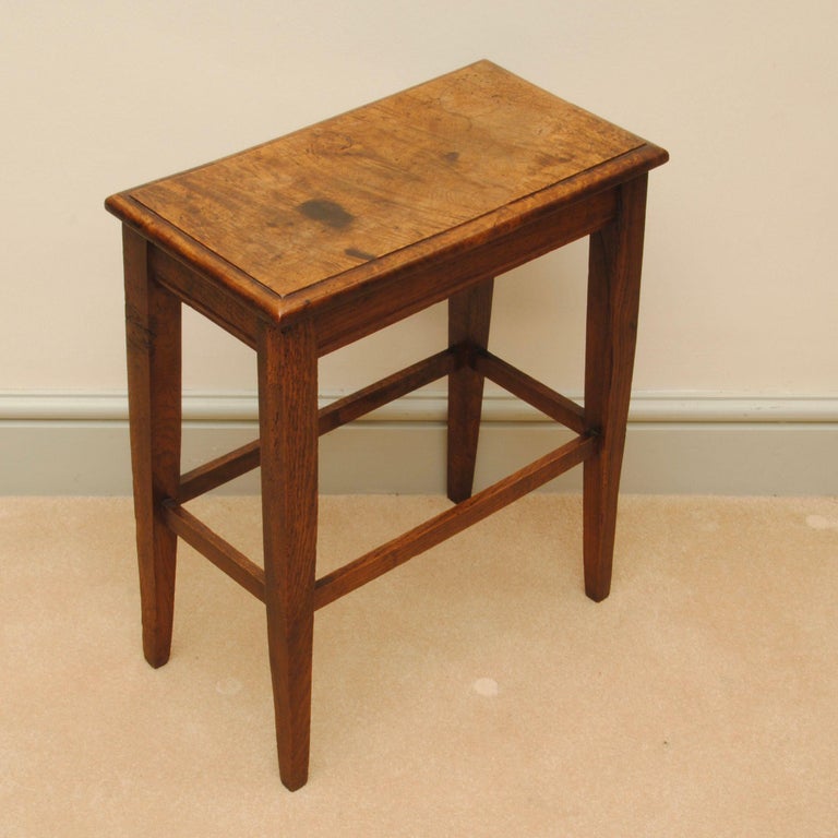 Pair of Late 18th Century Oak Stools For Sale at 1stDibs