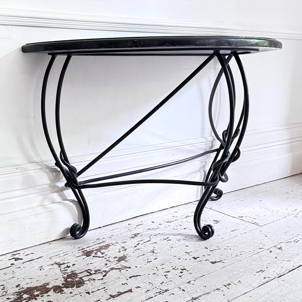 A Pair of Late 19th Century Ashford Marble Pietra Dura Console Tables For Sale 10