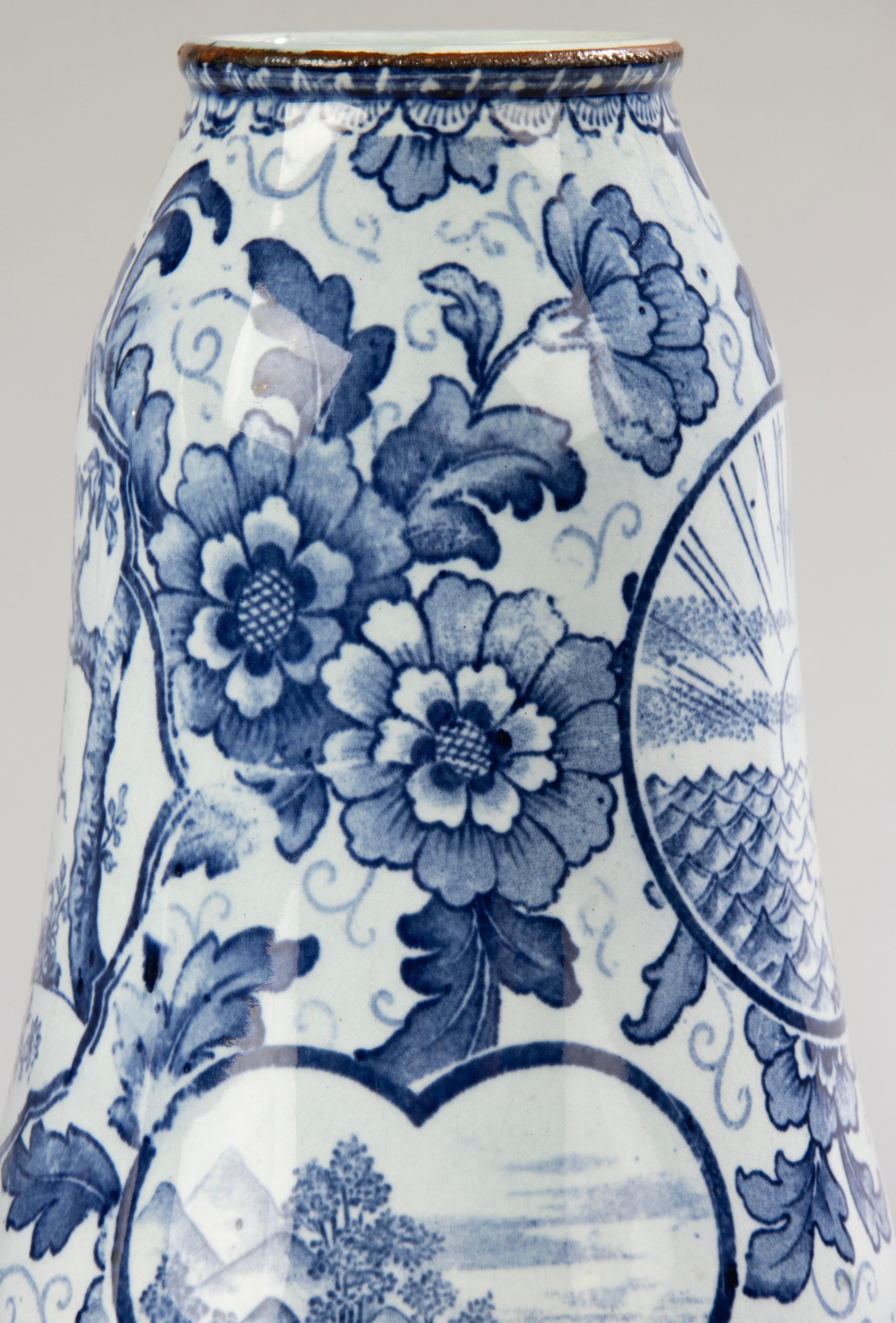Pareja de jarrones de cerámica de finales del siglo XIX - Royal Bonn - Tokio  en venta 2