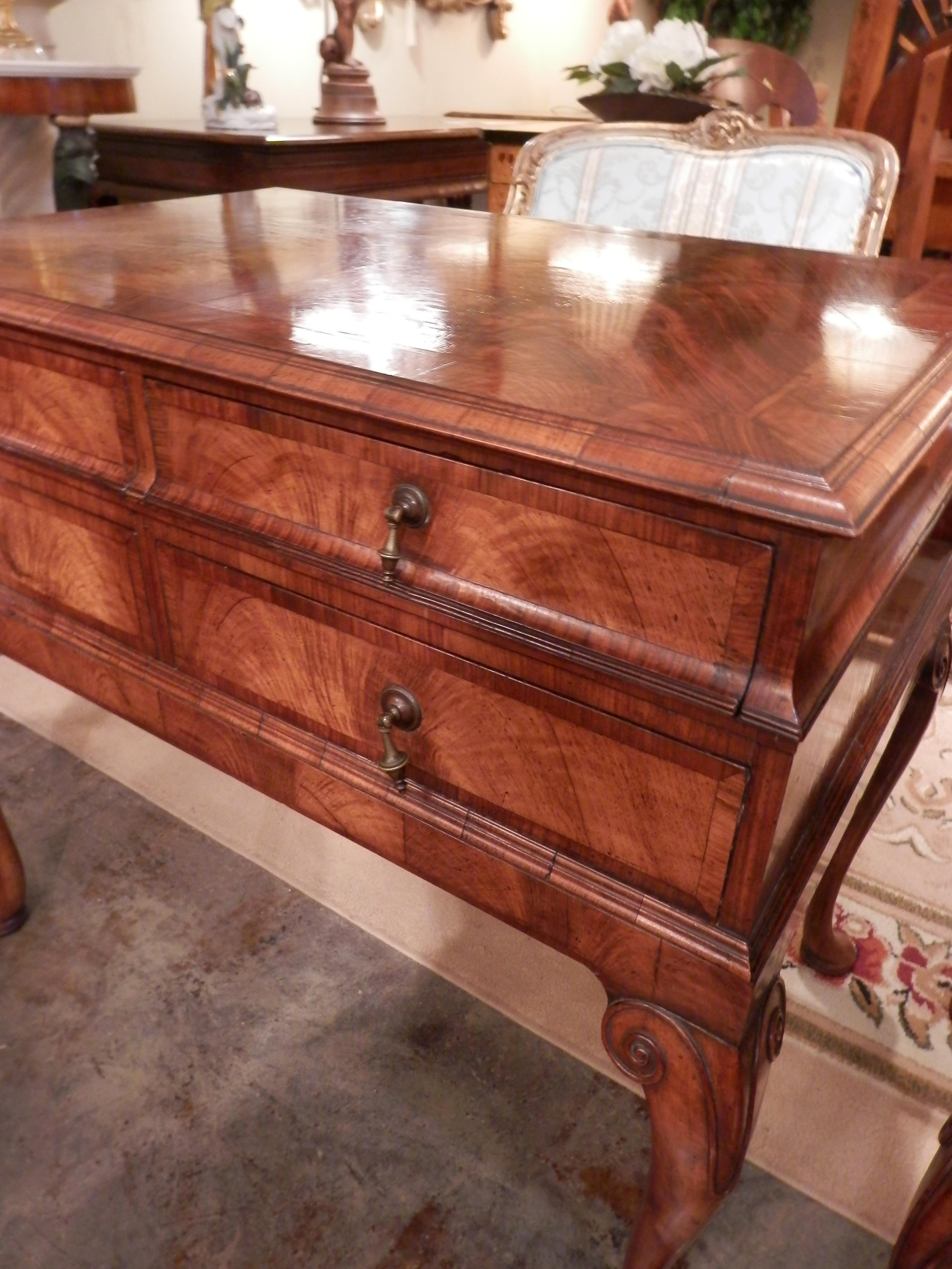 Pair of Late 19th Century English Queen Anne Walnut Nightstand Commodes 6