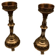 Pair of Late 19th Century French Gilt Bronze