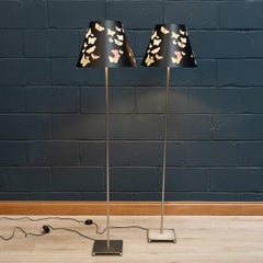 Pareja de lámparas de pie italianas de Fornasetti de finales del siglo XX