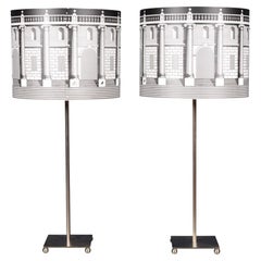 Pair of Late 20th Century Italian Table Lamps by Fornasetti