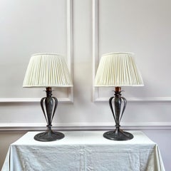 A Pair of Late Nineteenth Century Arts and Crafts Lamps