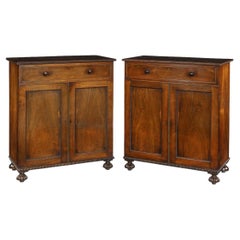 Pair of Late Regency Rosewood Side Cabinets, Attributed to Gillows