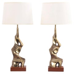 A Pair of Laurel Table Lamps by Richard Barr c. 1970