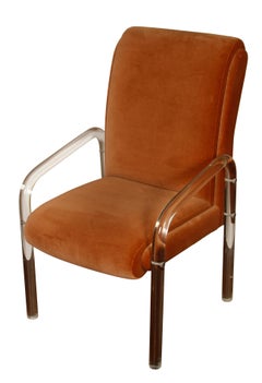 Coppia di poltrone in lucite firmate Leon Frost