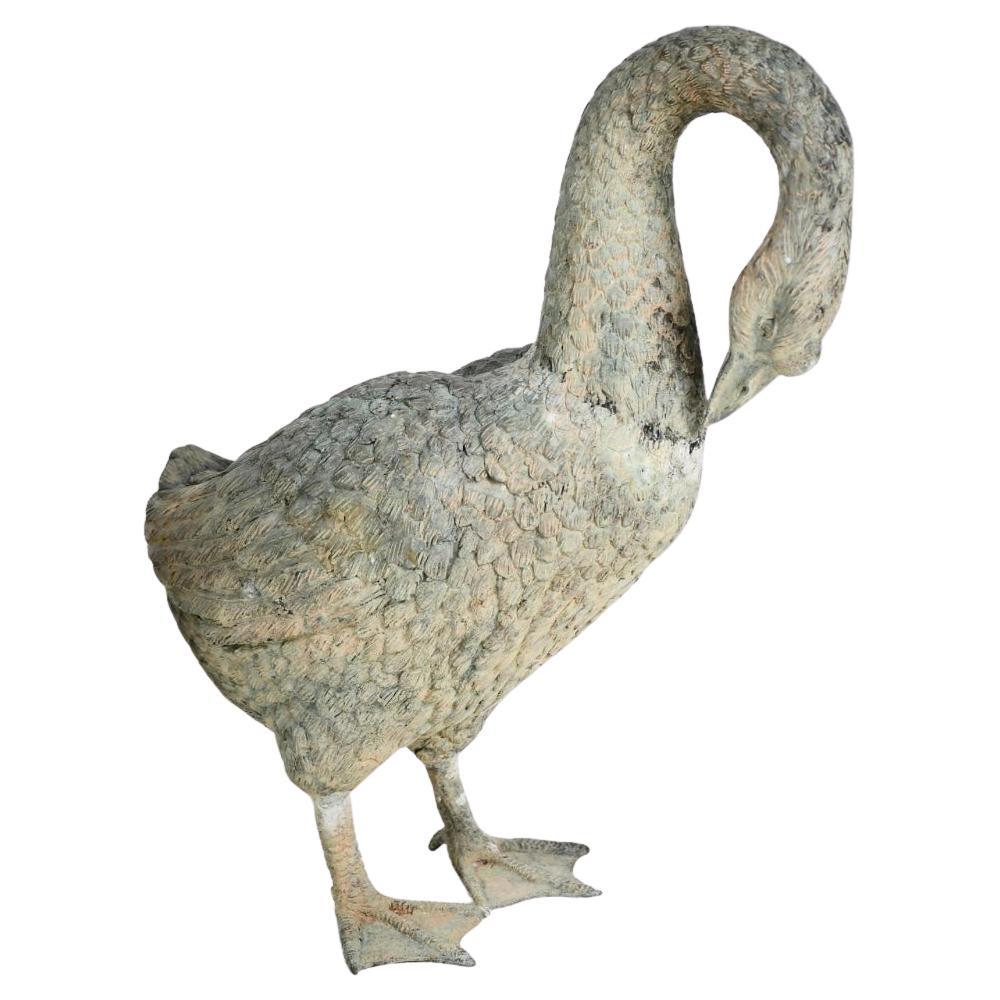 Other A Pair Of Life Size Bronze Geese