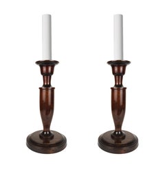 A Pair of Liljeholmen No. 4 Candlesticks by Carl Malmsten