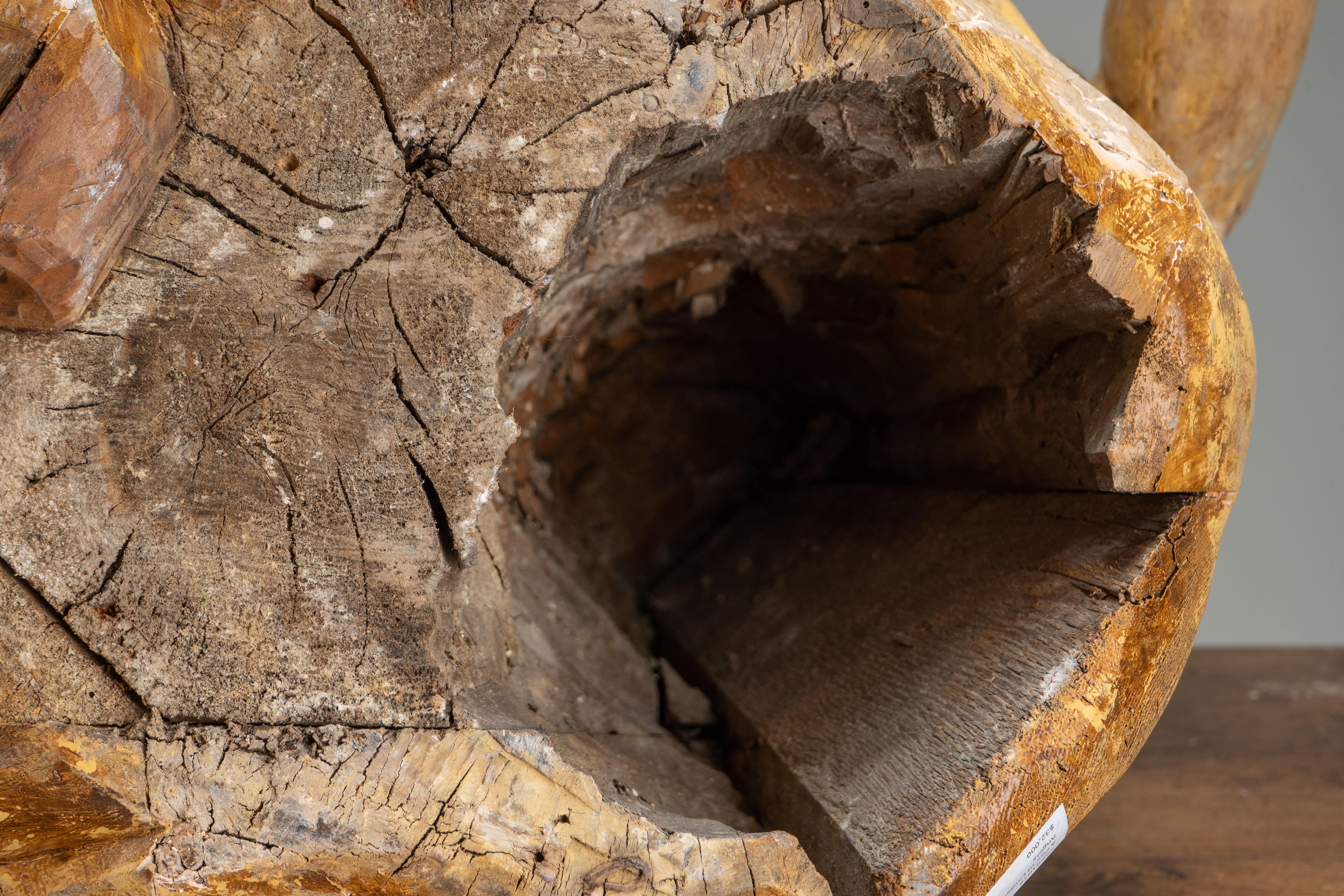 Paire d'anges autrichiens en bois de tilleul en vente 12
