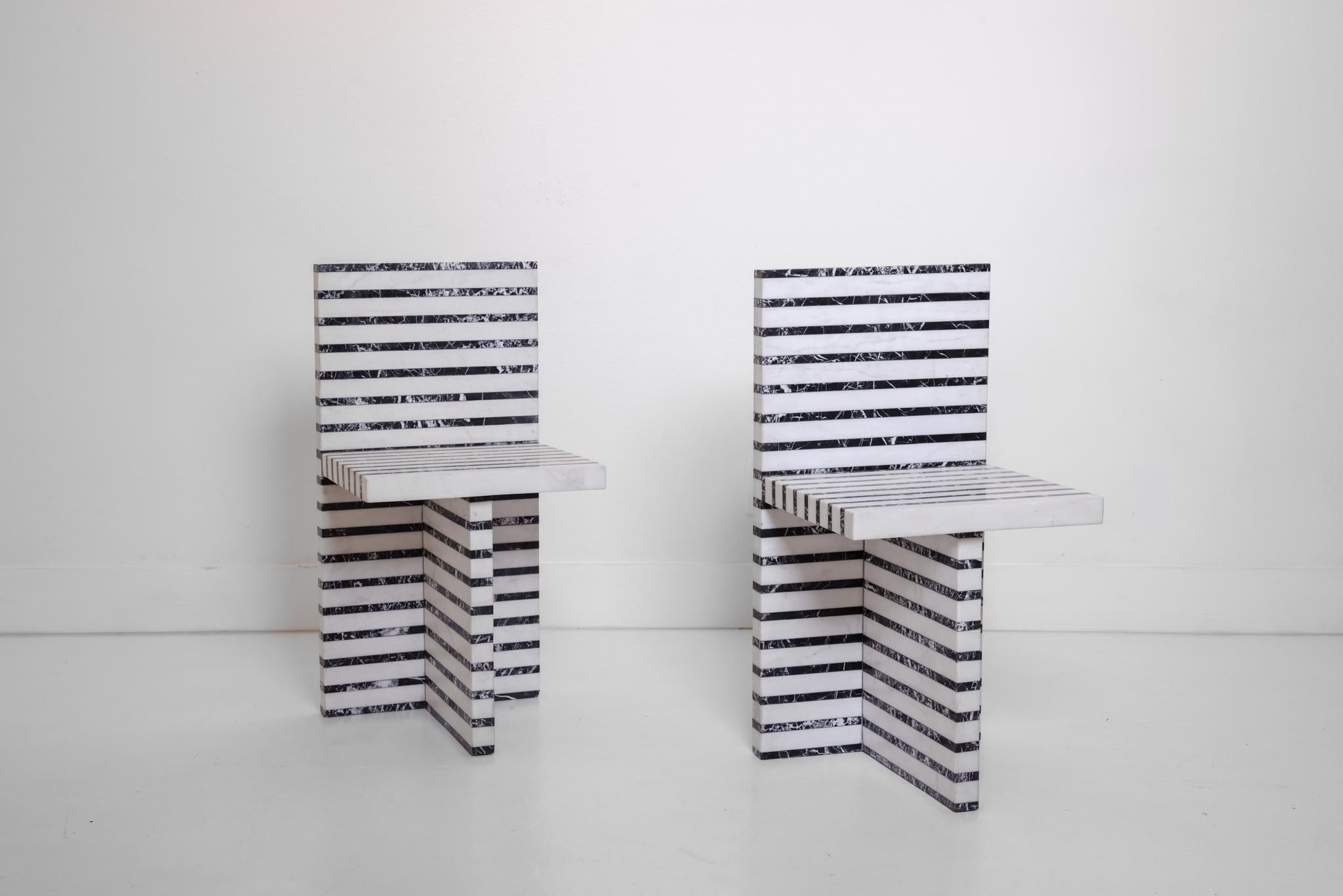 American Pair of Lineage Chairs by Kelly Wearstler