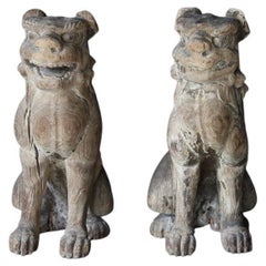 Pair of Lions Japan Kamakura Period