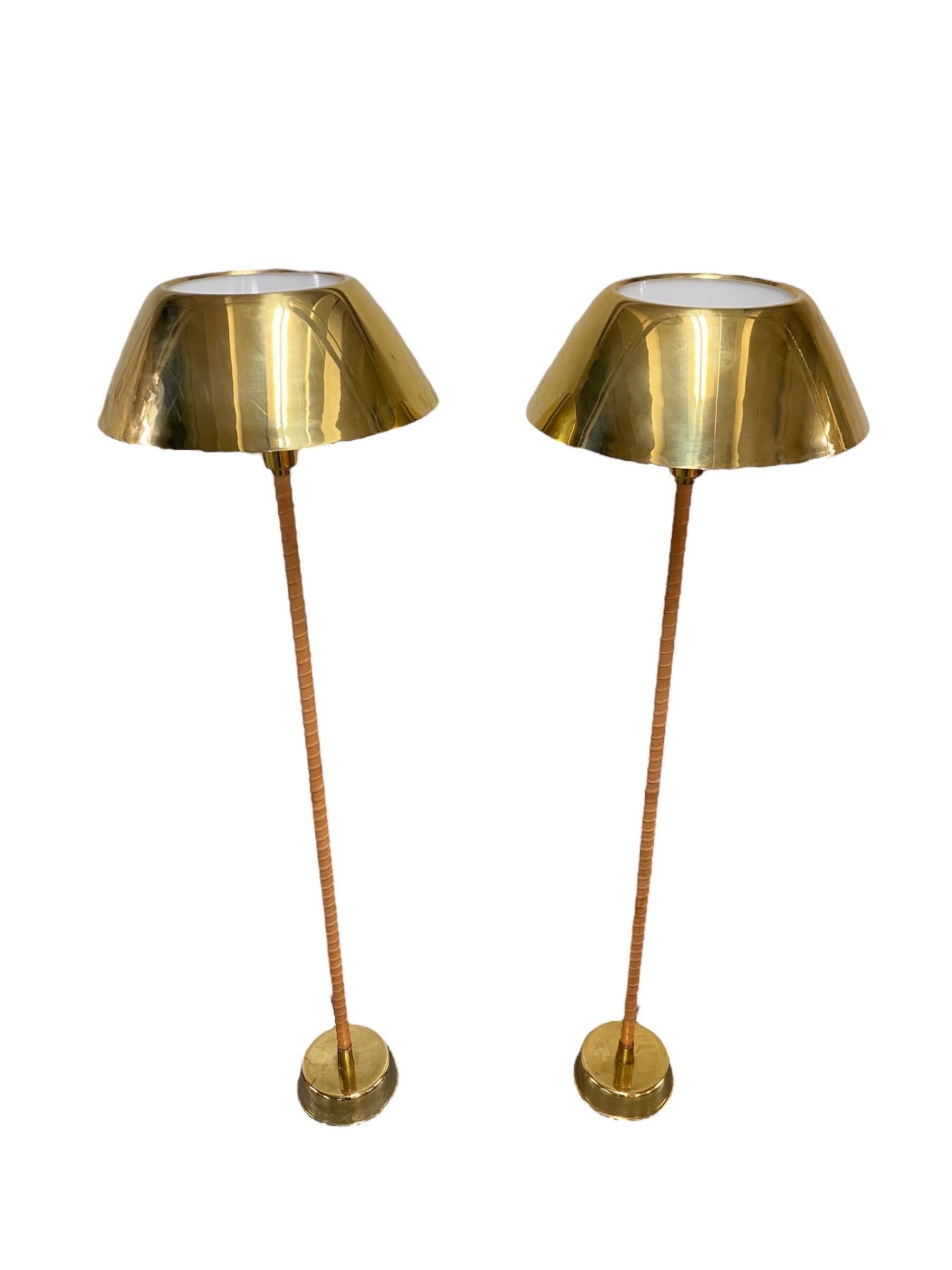 Finnish A Pair of Lisa Johansson-Papé Senator Floor Lamp, Orno for Stockmann 1950s