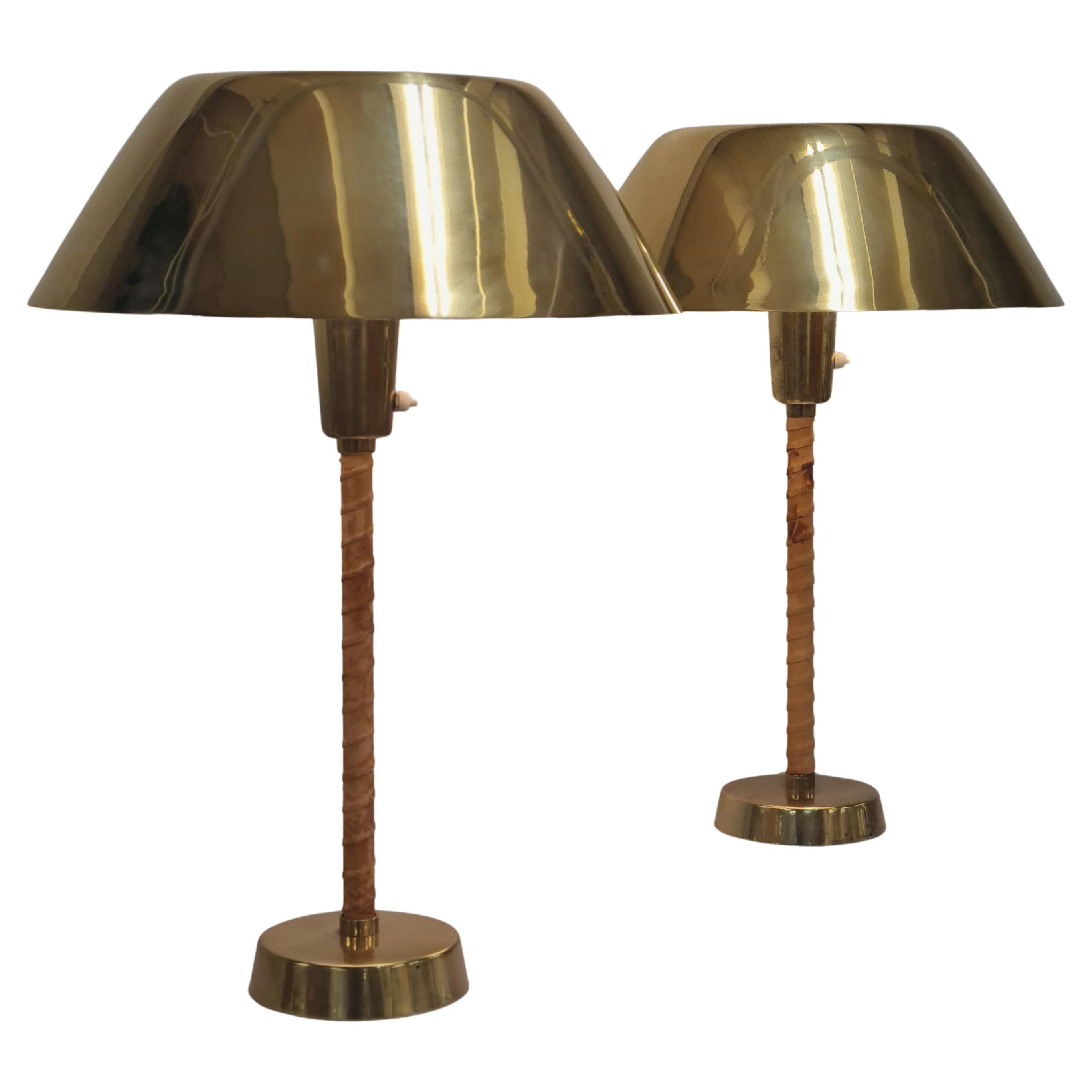 A Pair Of Lisa Johansson-Pape "Senator" Table Lamps, Orno