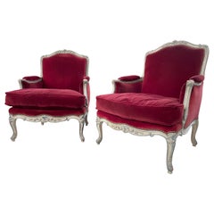 A Pair of Louis XV Lounge Chairs