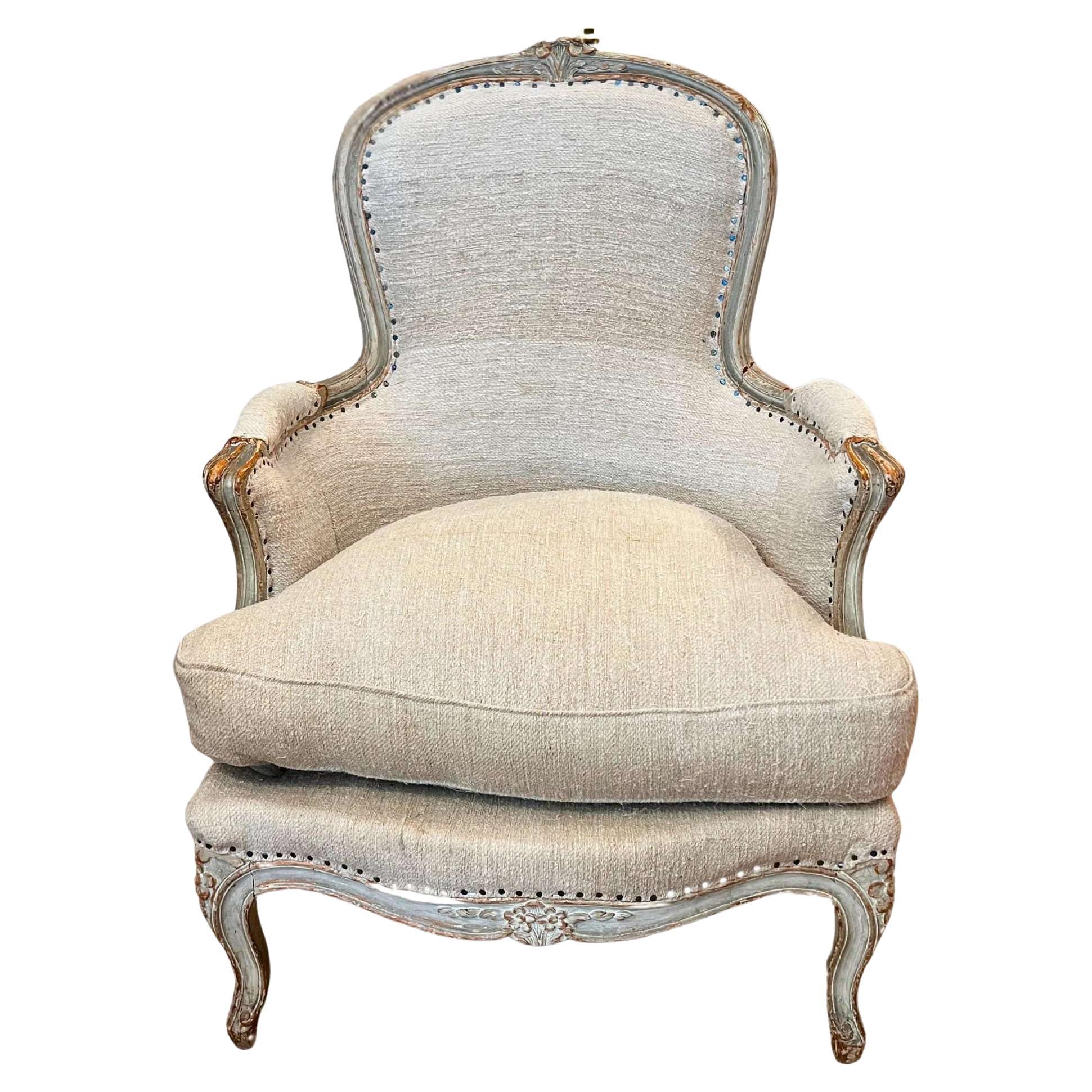 A Pair of Louis XV Style Bergeres