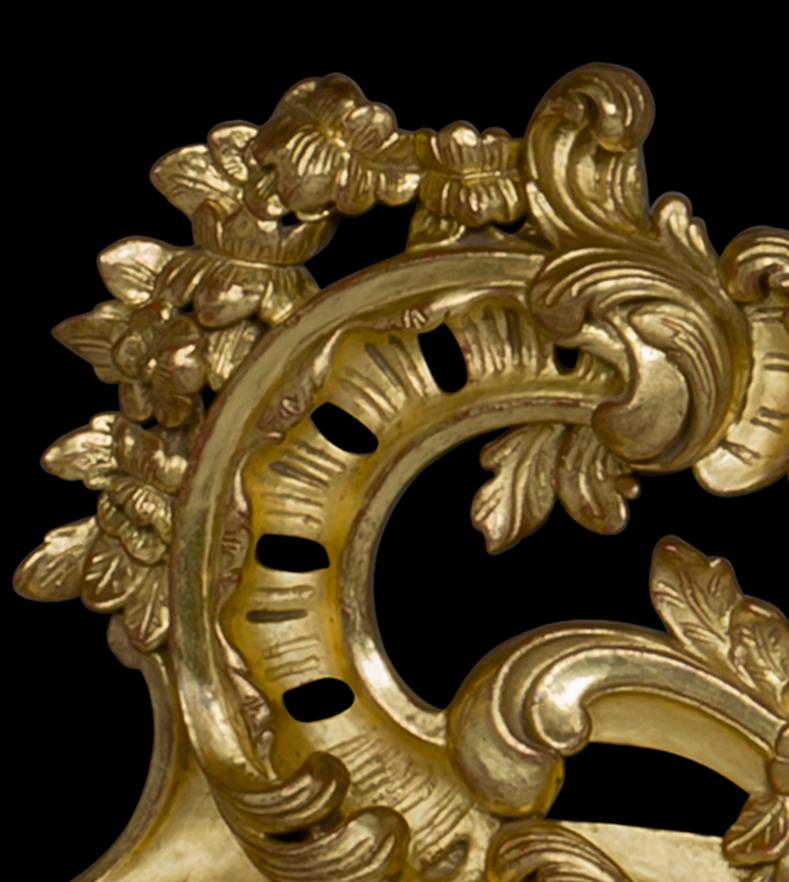 Pair of Louis XV Style Giltwood Console d'Appliques, circa 1910 For Sale 1