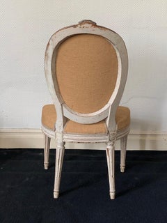 Pair of Louis XVI Chairs, Signed by Georges Jacob
