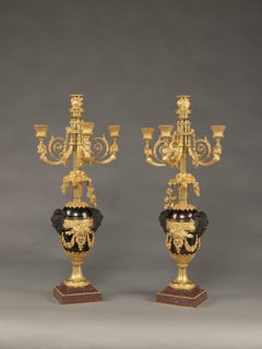 Pair of Louis XVI Style Candelabra after François Rémond, circa 1830