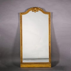A Pair of Louis XVI Style Giltwood Mirrors