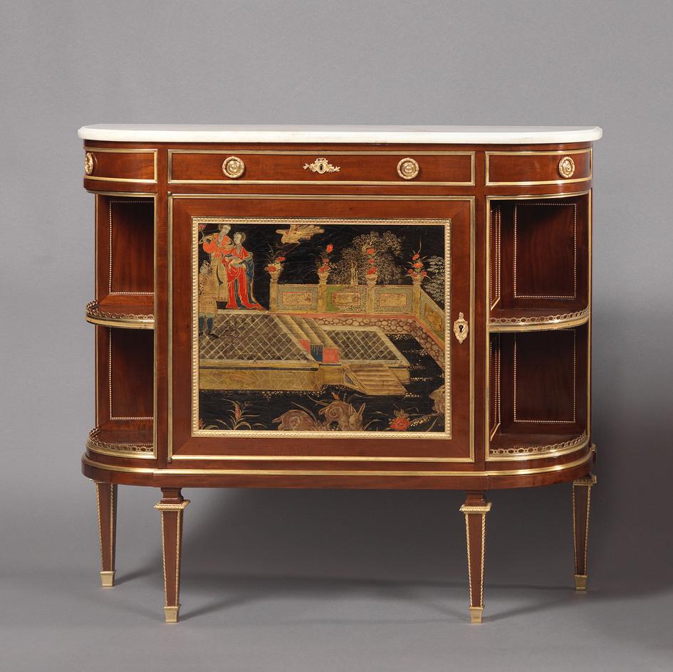 French A Pair of Louis XVI Style Lacquer Commodes  For Sale