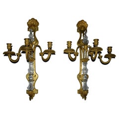 Antique A Pair of Louis XVI style Wall Sconces