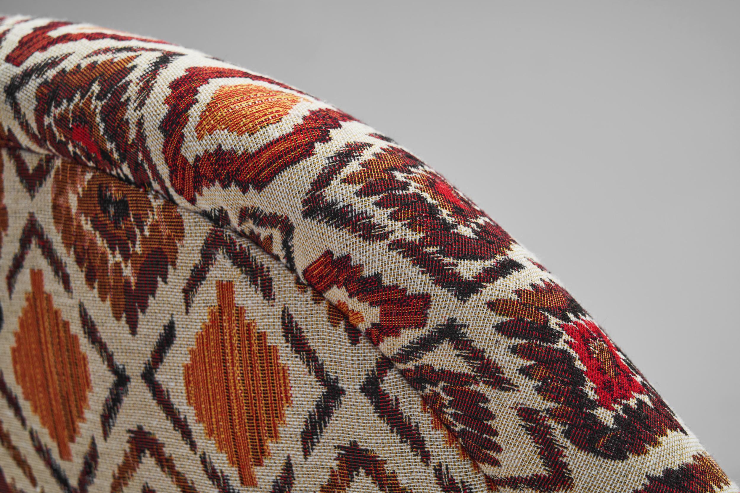 A Pair of Lounge Chairs in Kelim Upholstery, Europe ca 1960s For Sale 3