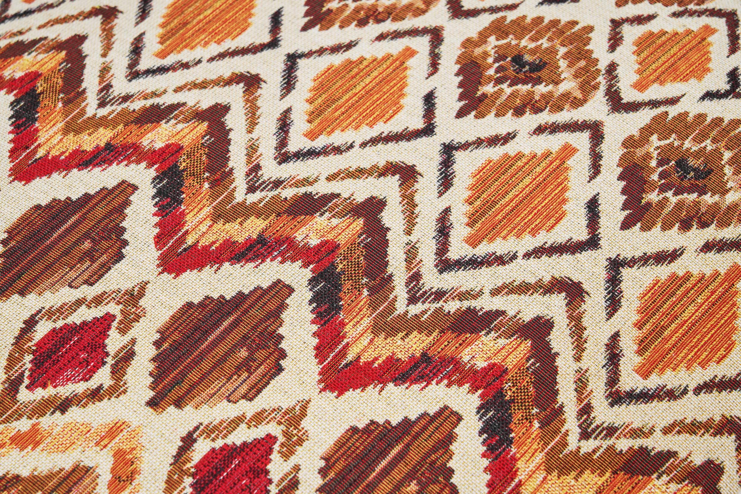 A Pair of Lounge Chairs in Kelim Upholstery, Europe ca 1960s For Sale 7
