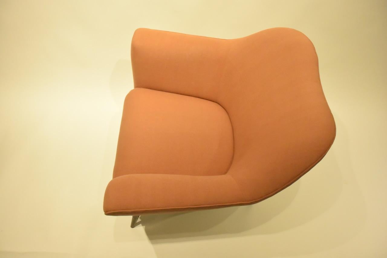 Cotton Pair of Lounge Chairs