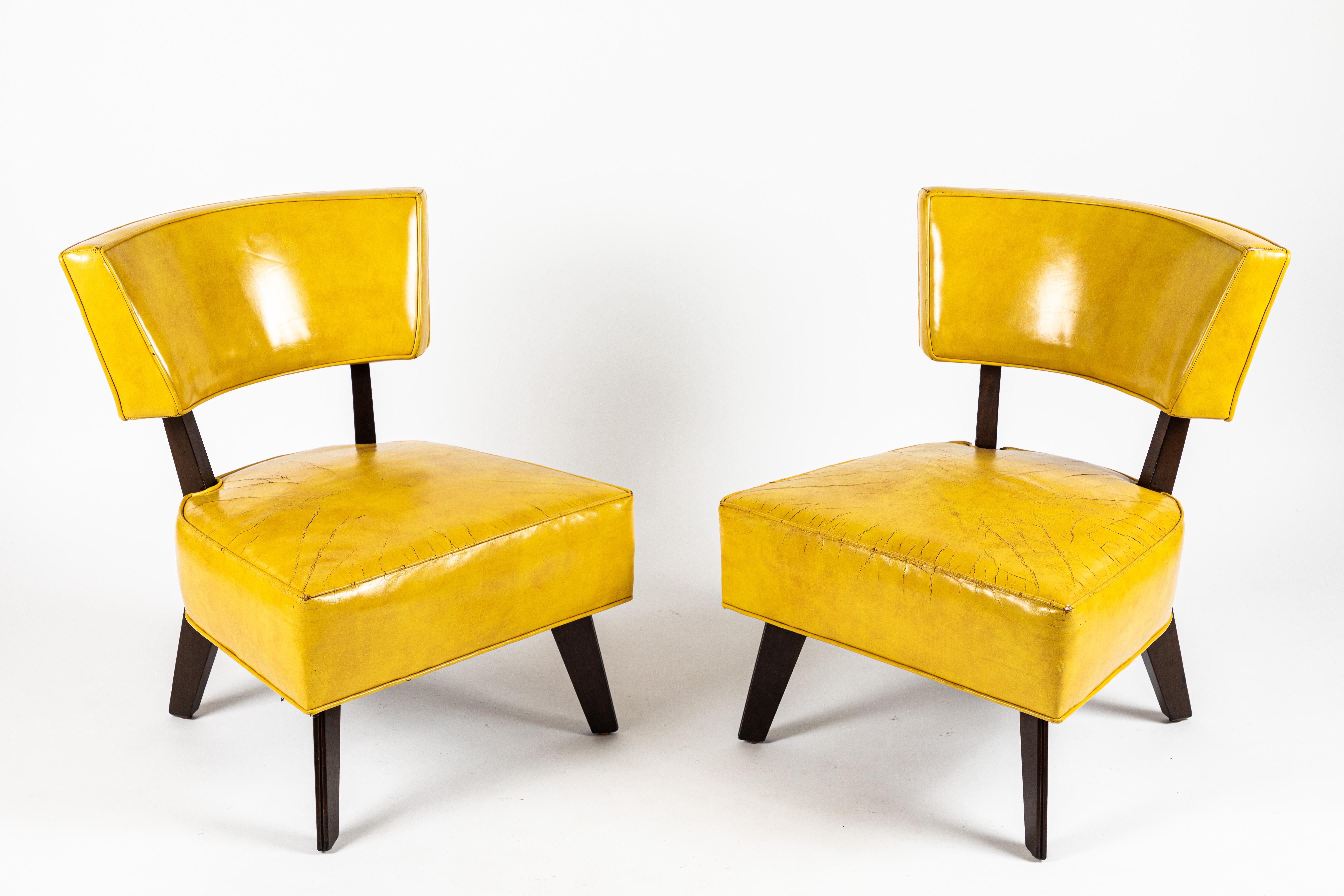 Pair of Low Chairs Designed by William Haines 2
