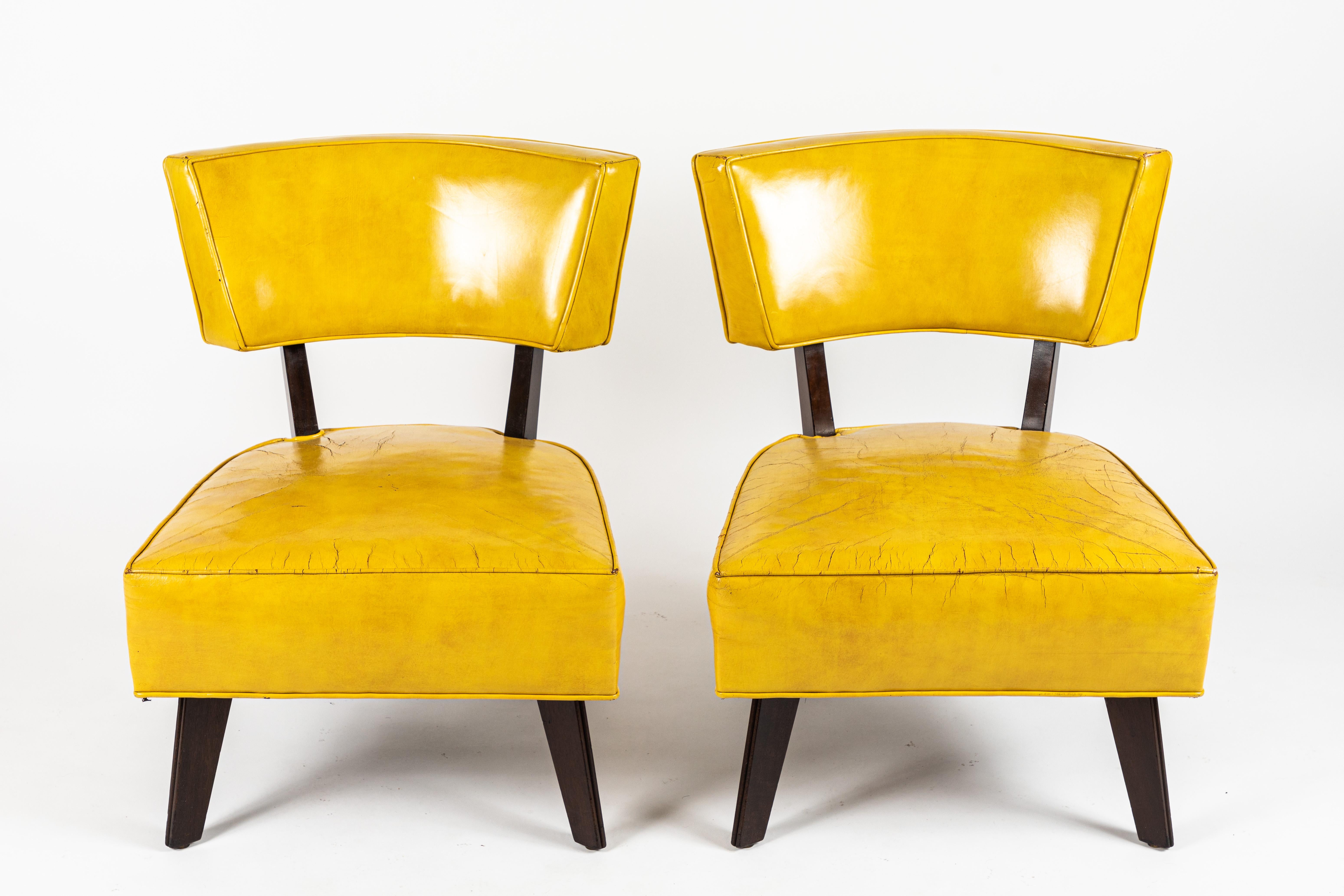 Pair of Low Chairs Designed by William Haines 1