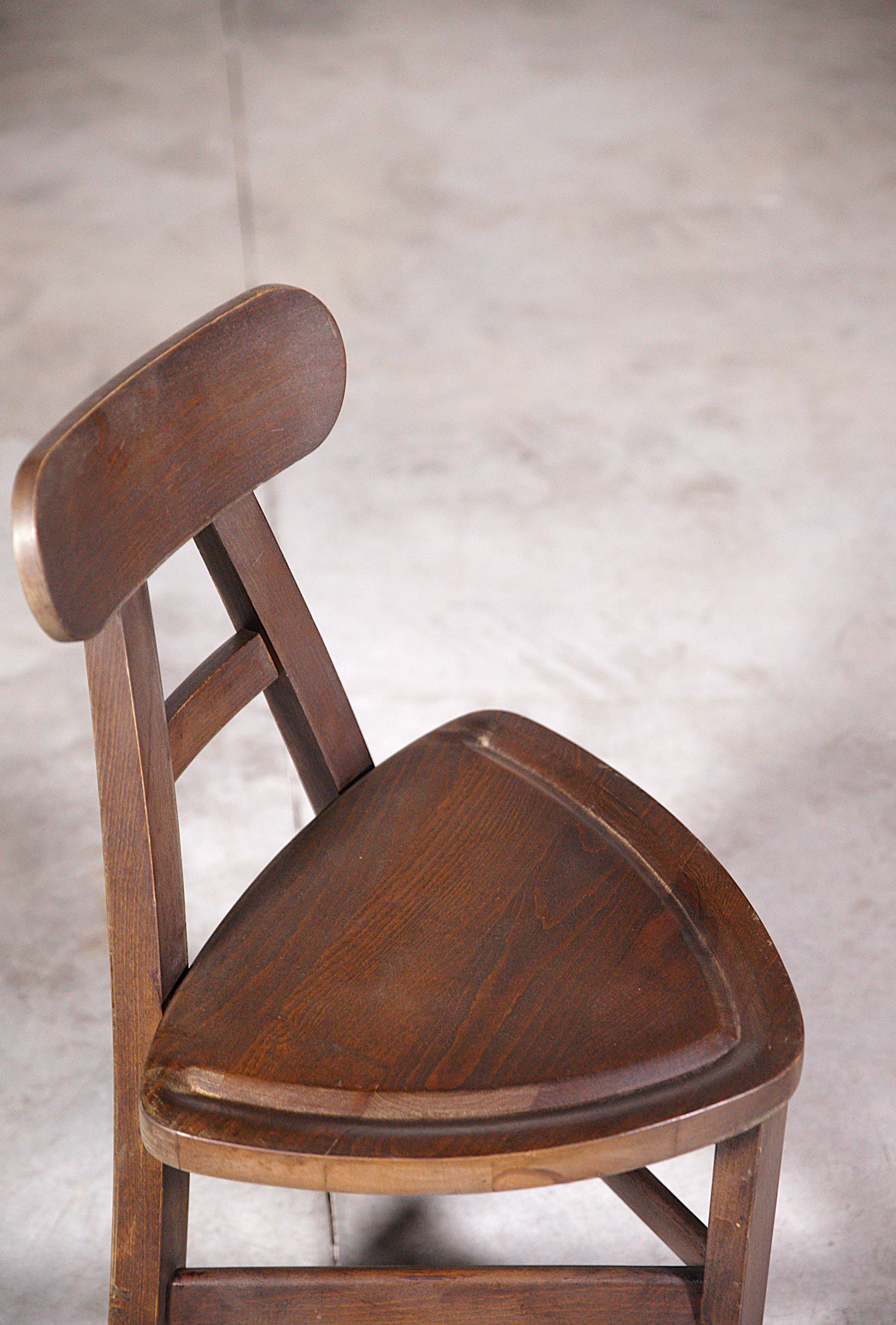 A Pair of Low Chairs from French Mountains France 1970's For Sale 6
