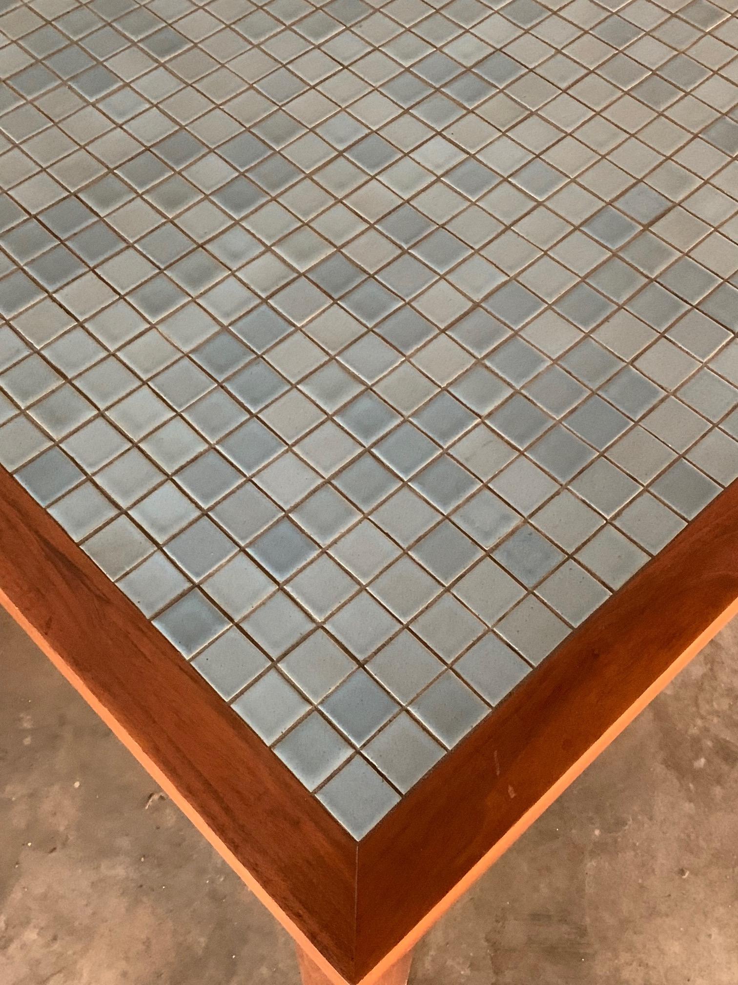 Pair of Low Tile Tables by Martz In Good Condition In St.Petersburg, FL