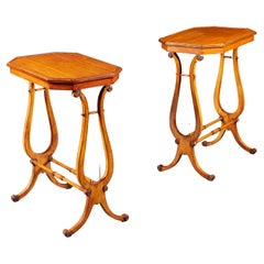 Pair of Lye Sided Occasional Tables
