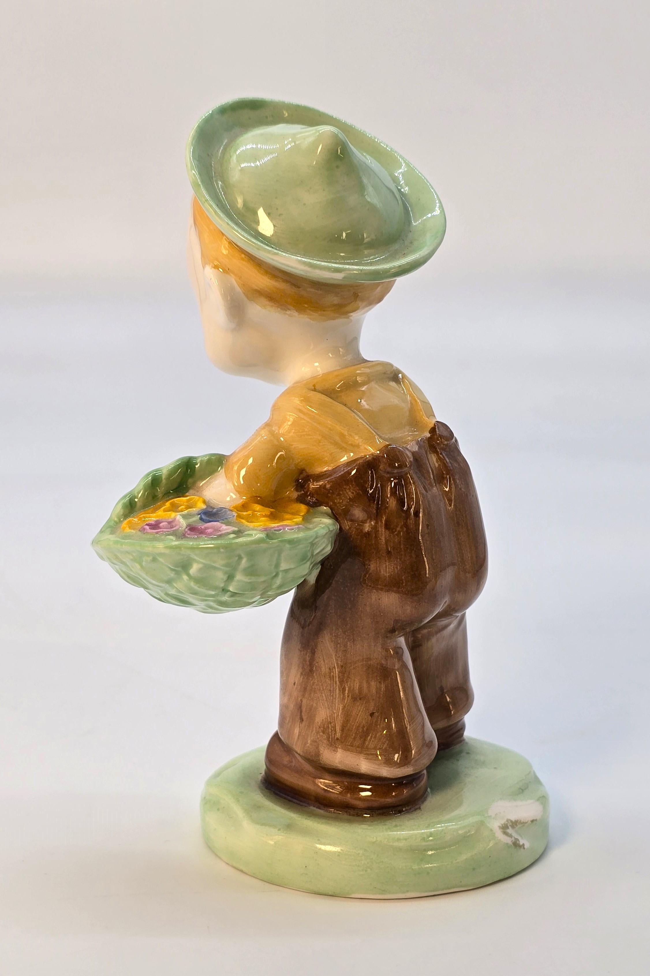 A pair of Mabel Lucie Attwell  porcelain figures made by Shelley, English C1930 im Angebot 3