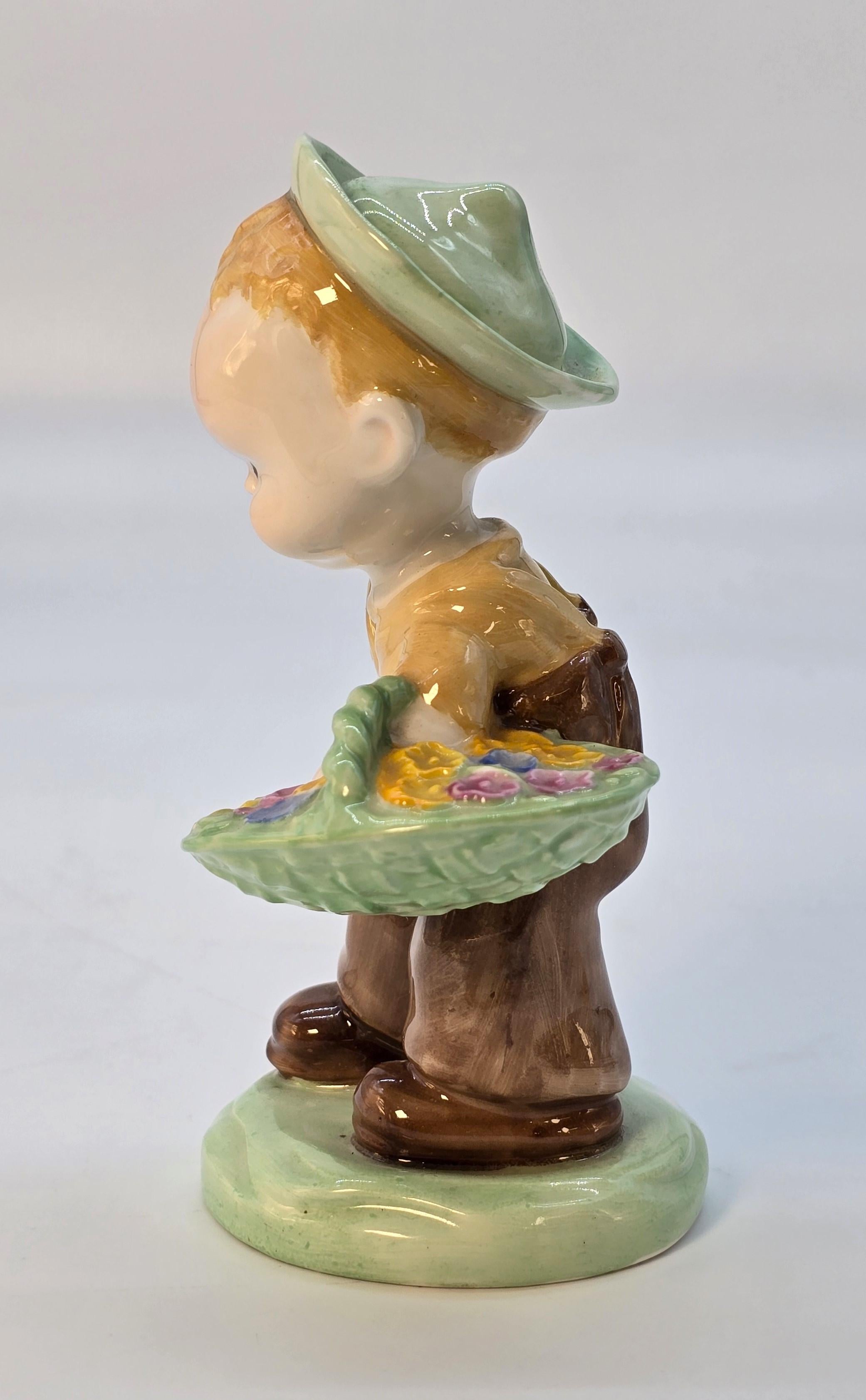 A pair of Mabel Lucie Attwell  porcelain figures made by Shelley, English C1930 im Angebot 4