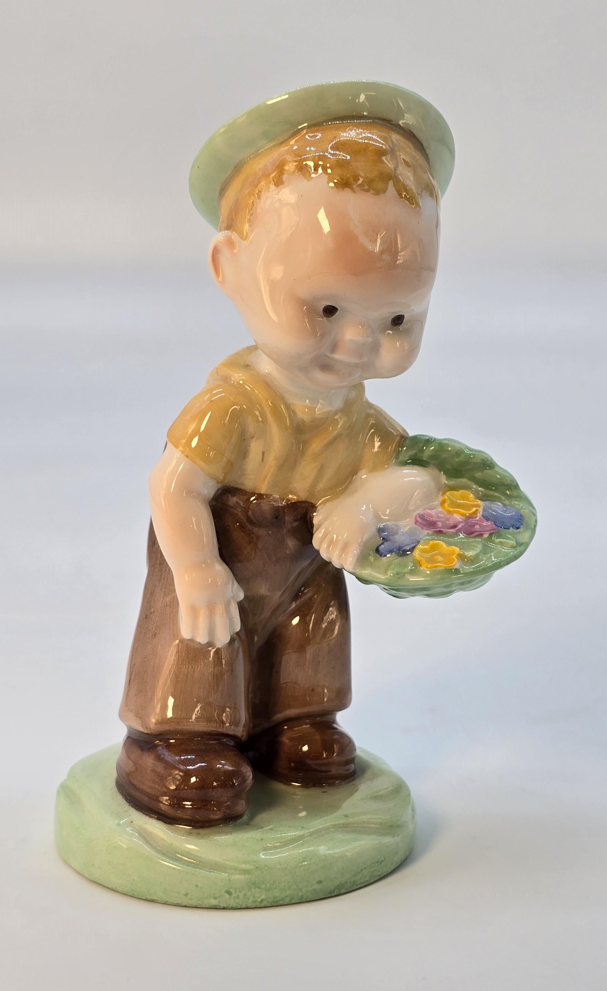 A pair of Mabel Lucie Attwell  porcelain figures made by Shelley, English C1930 im Angebot 6