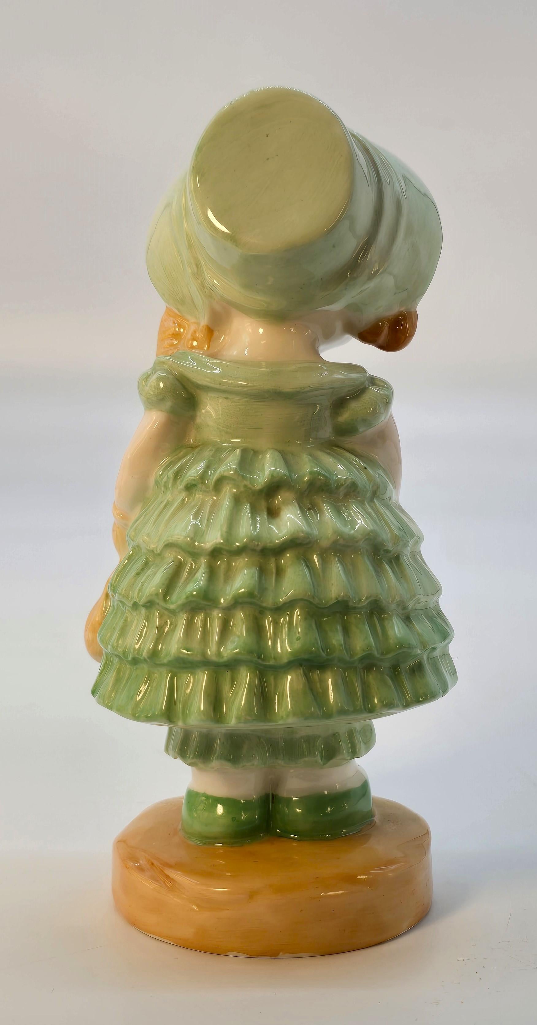 A pair of Mabel Lucie Attwell  porcelain figures made by Shelley, English C1930 im Angebot 11
