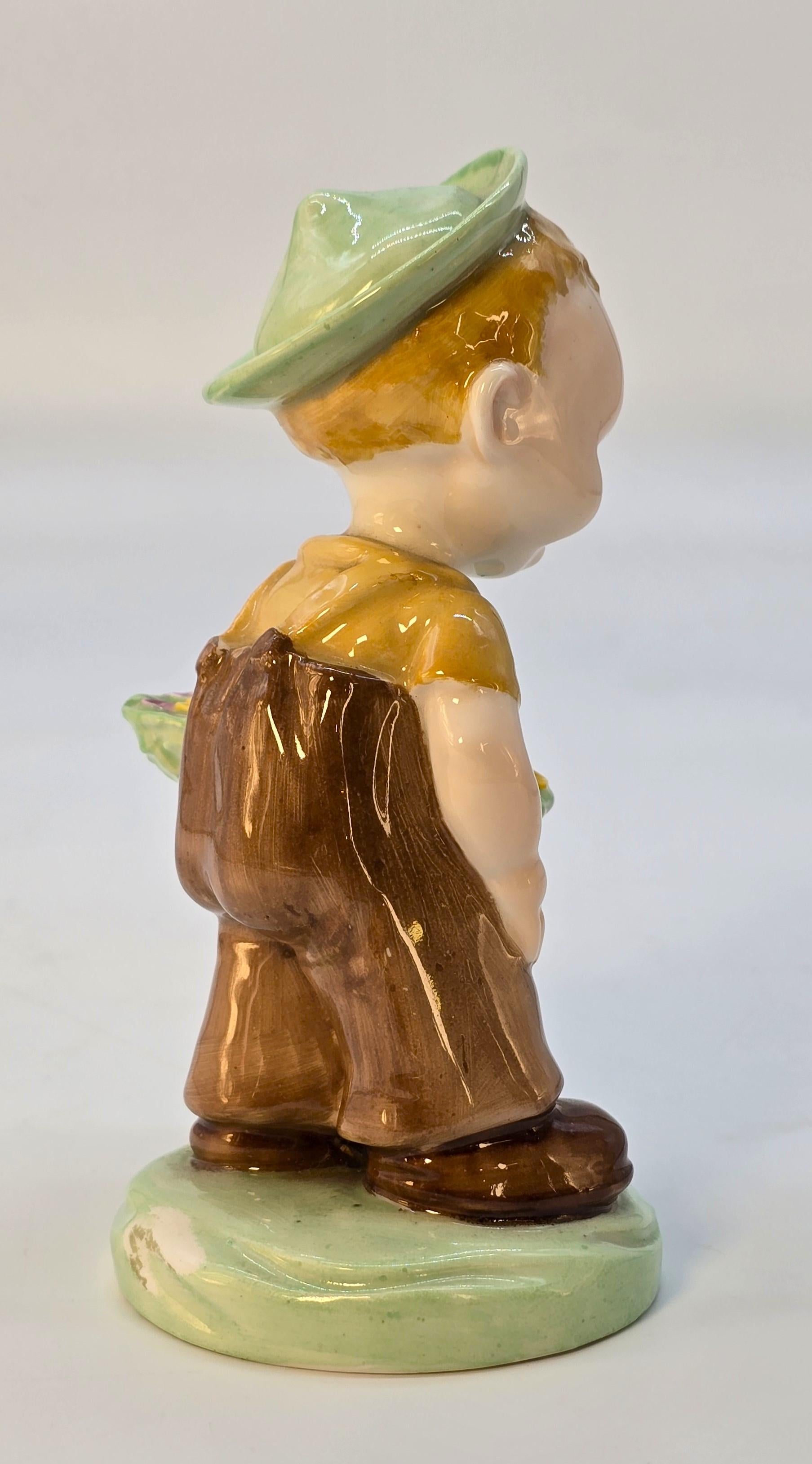 A pair of Mabel Lucie Attwell  porcelain figures made by Shelley, English C1930 im Angebot 1