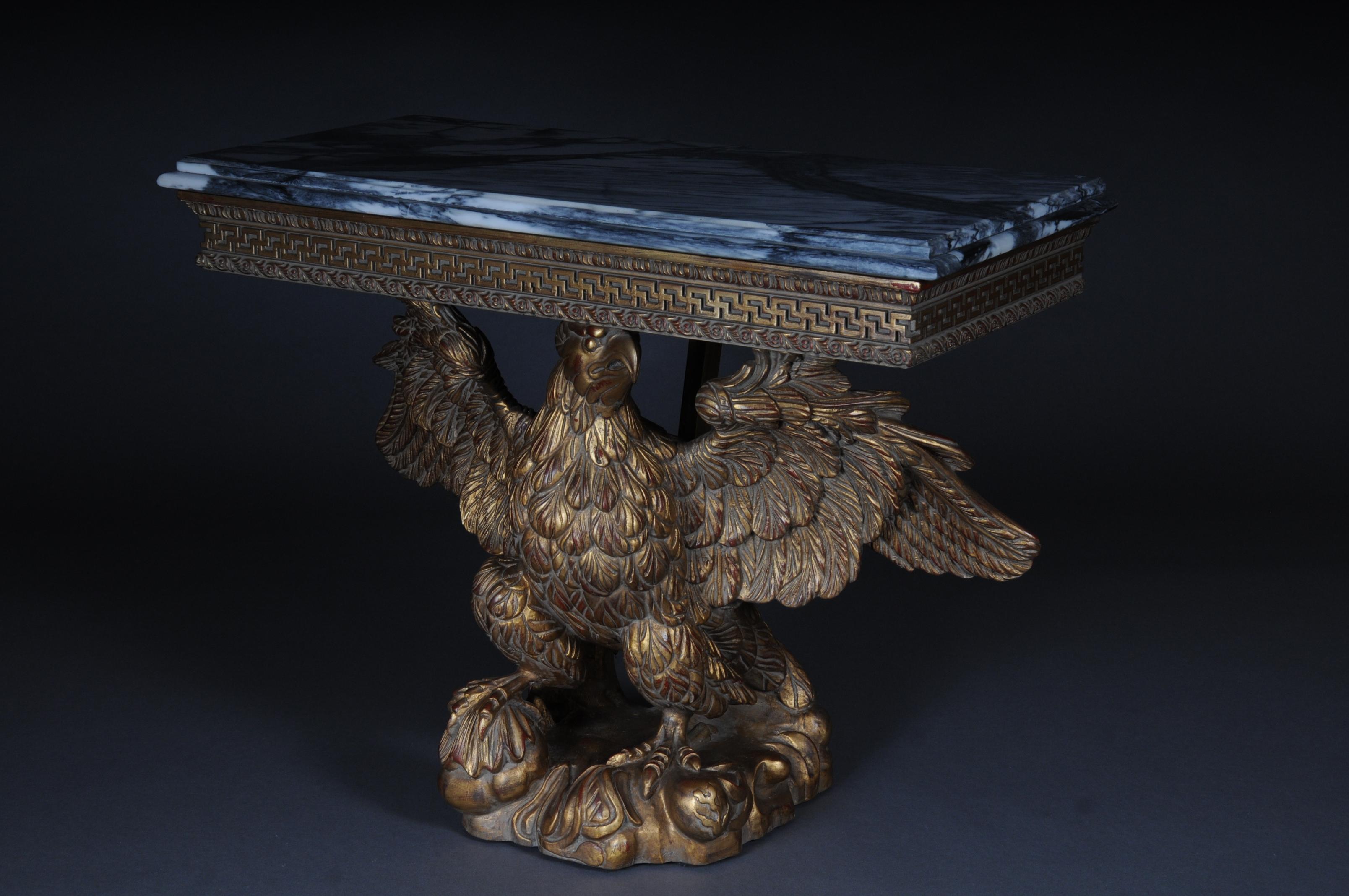Pair of Magnificent Eagle Consoles Designed by William Kent For Sale 5